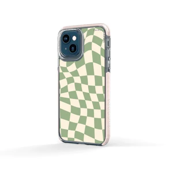 iPhone Case - Swirled Checkered
