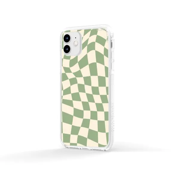 iPhone Case - Swirled Checkered