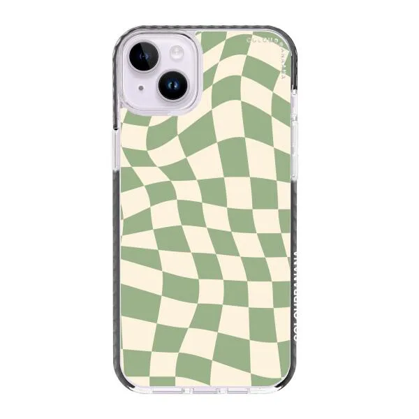 iPhone Case - Swirled Checkered