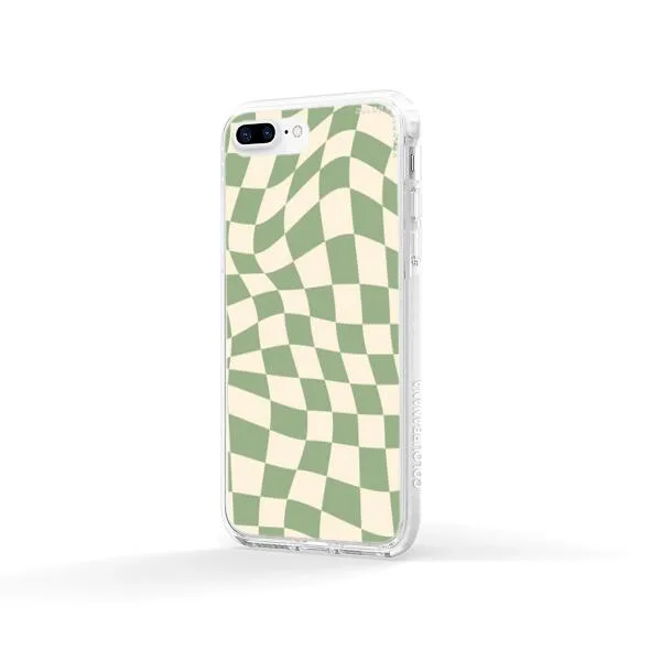iPhone Case - Swirled Checkered