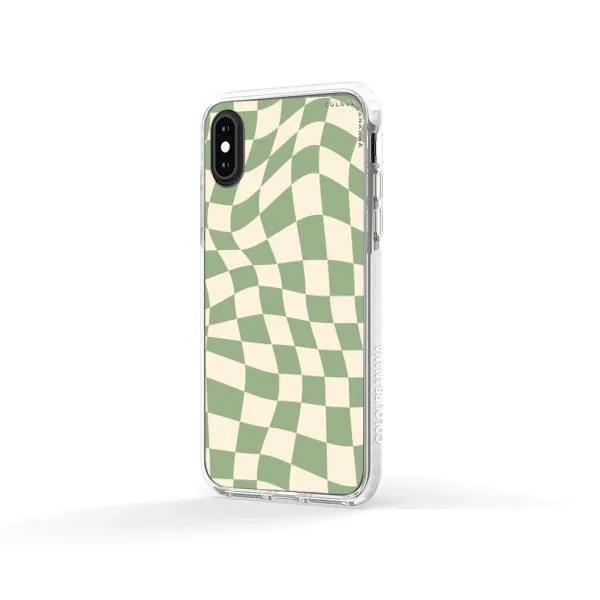 iPhone Case - Swirled Checkered