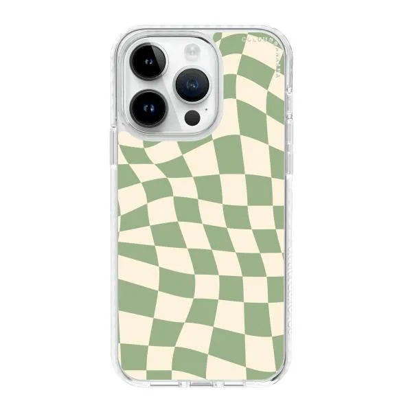 iPhone Case - Swirled Checkered
