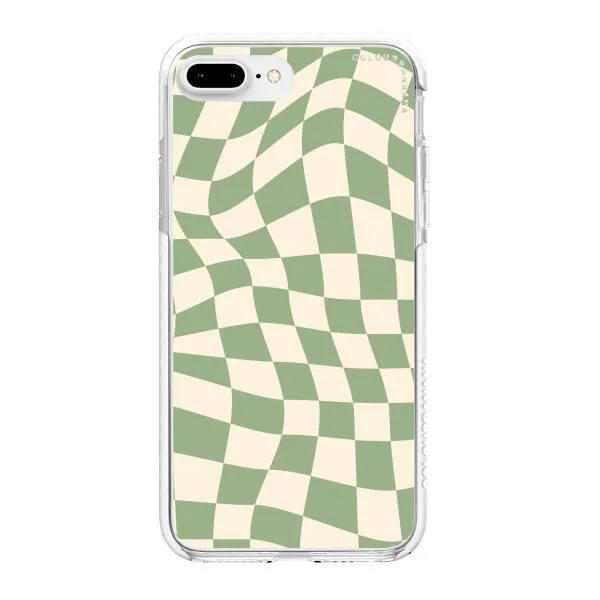 iPhone Case - Swirled Checkered
