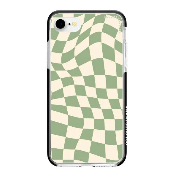 iPhone Case - Swirled Checkered
