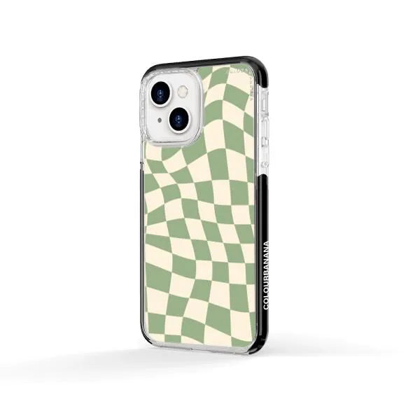 iPhone Case - Swirled Checkered