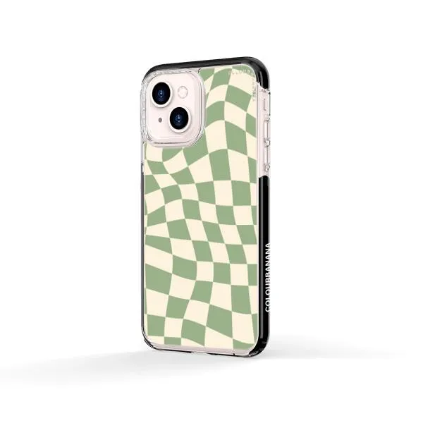 iPhone Case - Swirled Checkered