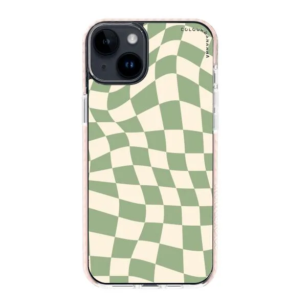 iPhone Case - Swirled Checkered