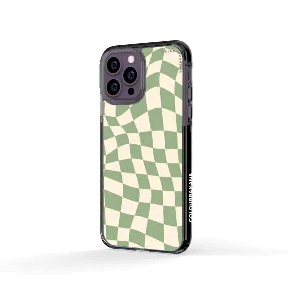 iPhone Case - Swirled Checkered
