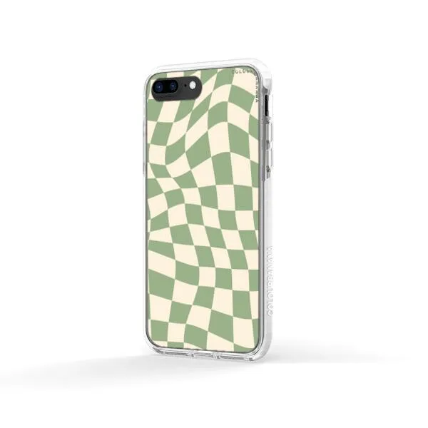 iPhone Case - Swirled Checkered