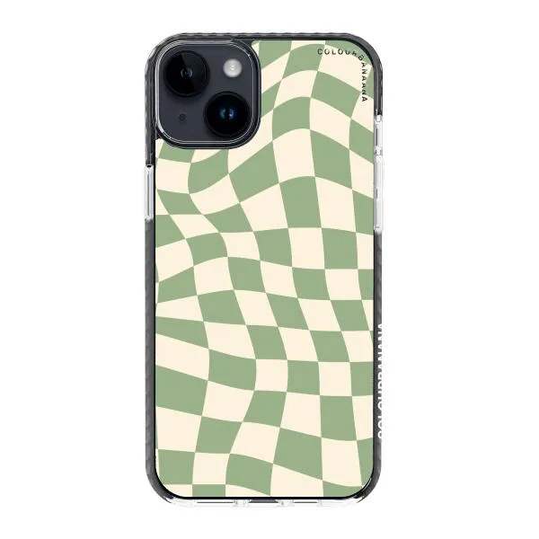 iPhone Case - Swirled Checkered