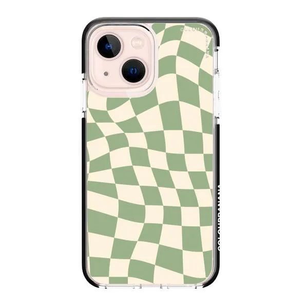iPhone Case - Swirled Checkered