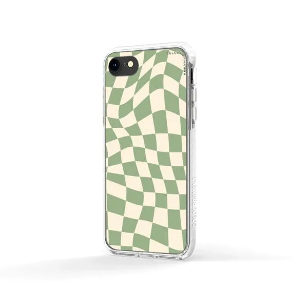 iPhone Case - Swirled Checkered