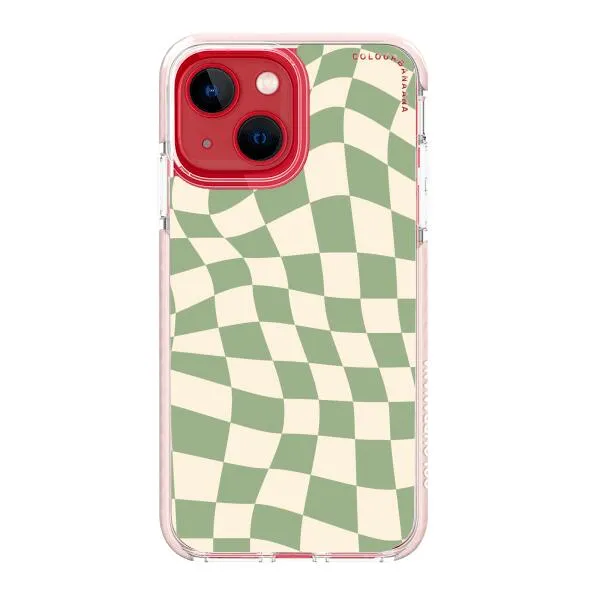 iPhone Case - Swirled Checkered