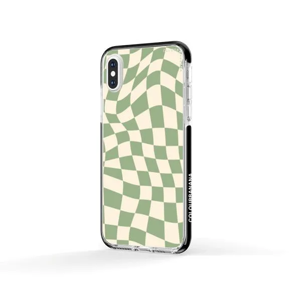 iPhone Case - Swirled Checkered