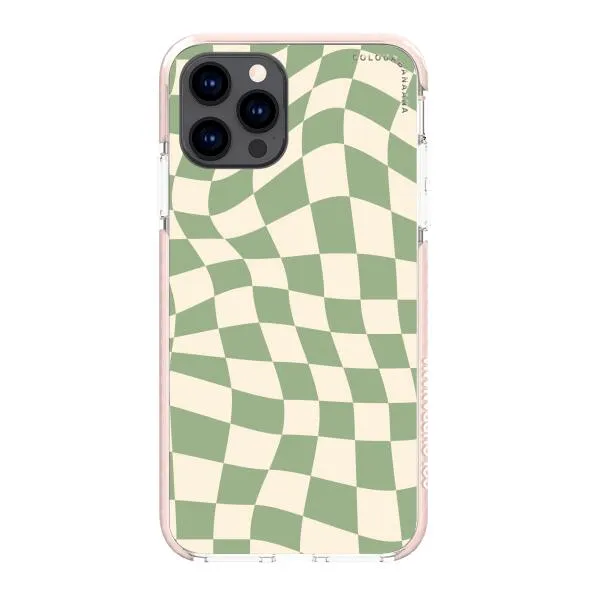 iPhone Case - Swirled Checkered