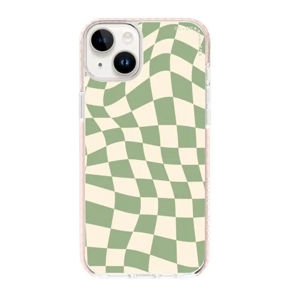 iPhone Case - Swirled Checkered