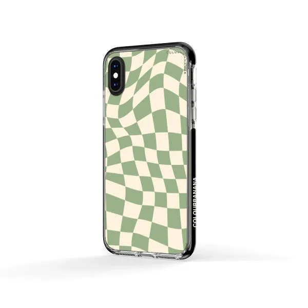 iPhone Case - Swirled Checkered