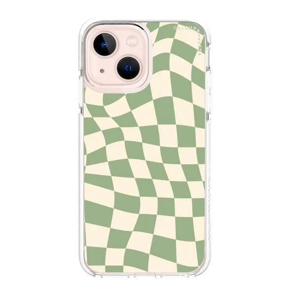 iPhone Case - Swirled Checkered