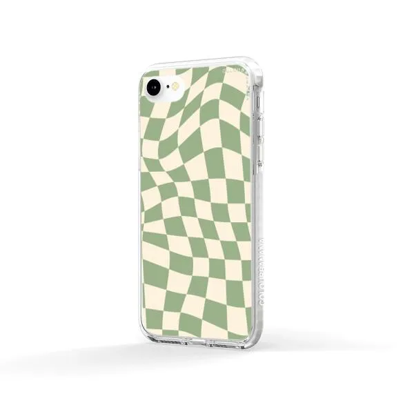 iPhone Case - Swirled Checkered