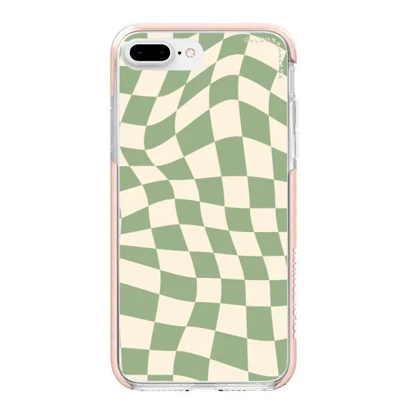 iPhone Case - Swirled Checkered
