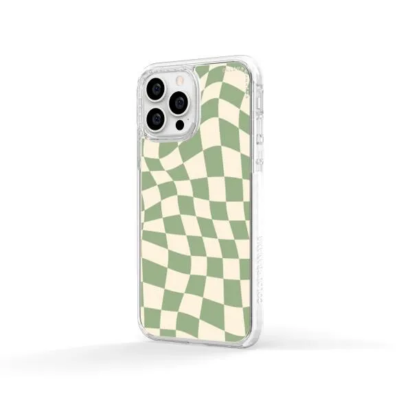 iPhone Case - Swirled Checkered