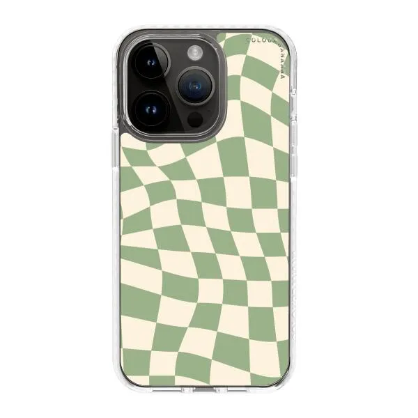iPhone Case - Swirled Checkered