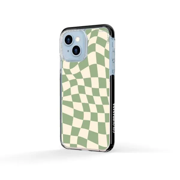 iPhone Case - Swirled Checkered