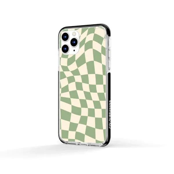iPhone Case - Swirled Checkered