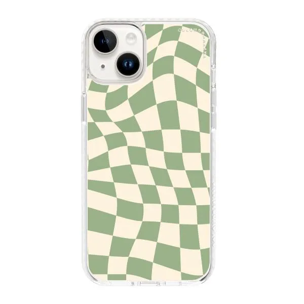 iPhone Case - Swirled Checkered