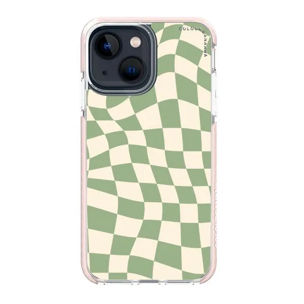 iPhone Case - Swirled Checkered