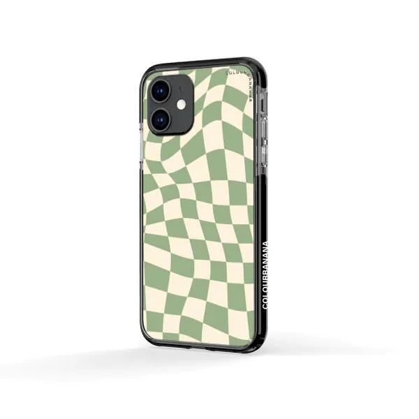 iPhone Case - Swirled Checkered