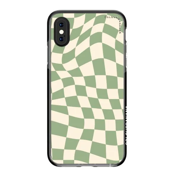 iPhone Case - Swirled Checkered