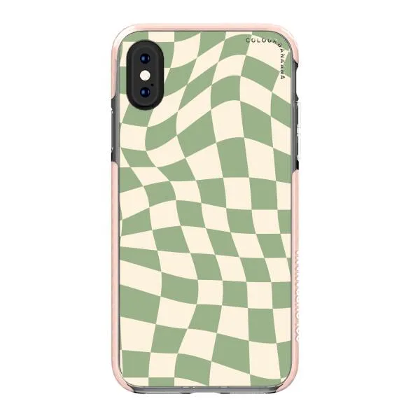 iPhone Case - Swirled Checkered
