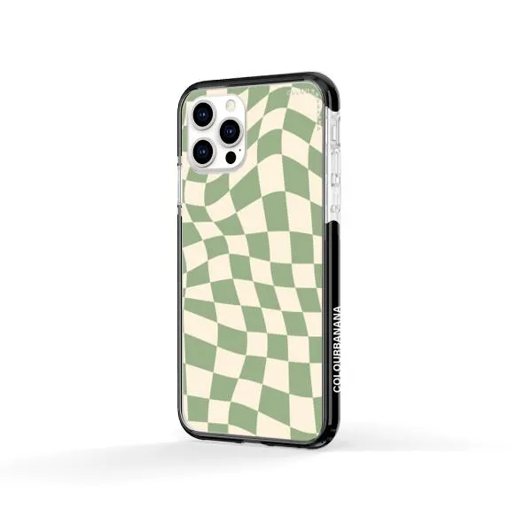 iPhone Case - Swirled Checkered