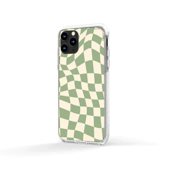 iPhone Case - Swirled Checkered
