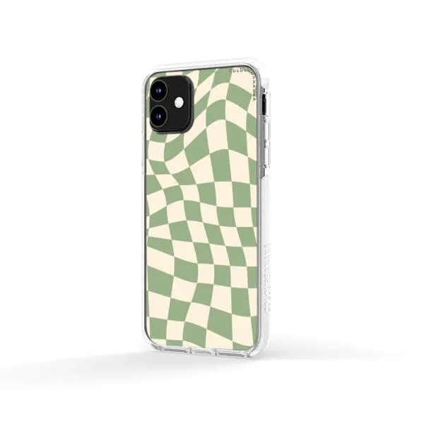 iPhone Case - Swirled Checkered
