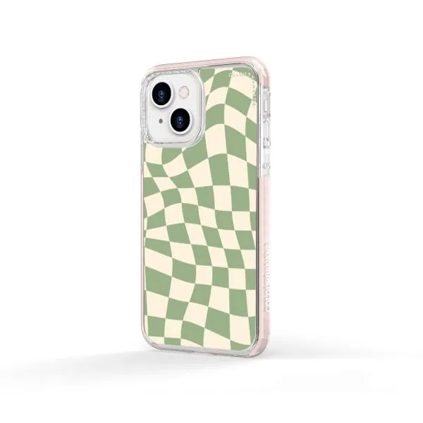 iPhone Case - Swirled Checkered