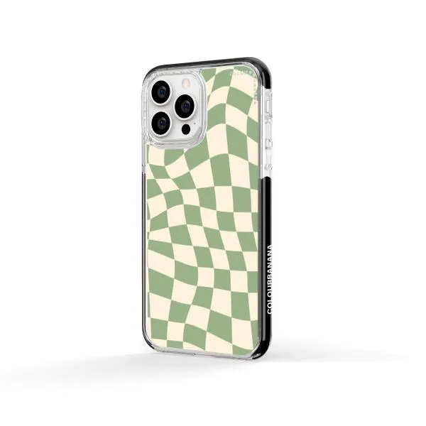 iPhone Case - Swirled Checkered