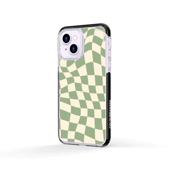iPhone Case - Swirled Checkered