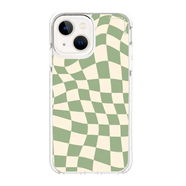 iPhone Case - Swirled Checkered