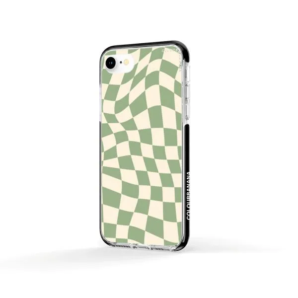 iPhone Case - Swirled Checkered