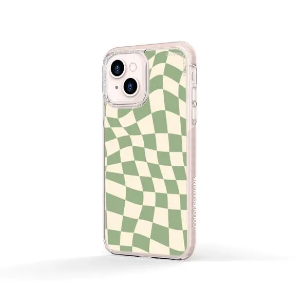 iPhone Case - Swirled Checkered