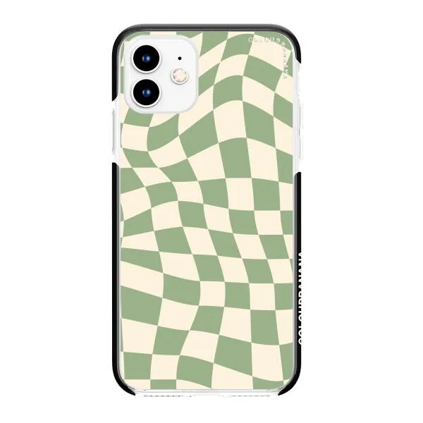 iPhone Case - Swirled Checkered