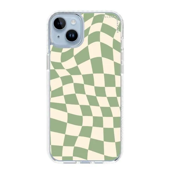 iPhone Case - Swirled Checkered