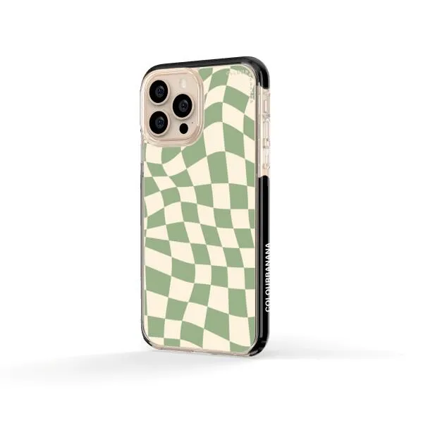 iPhone Case - Swirled Checkered