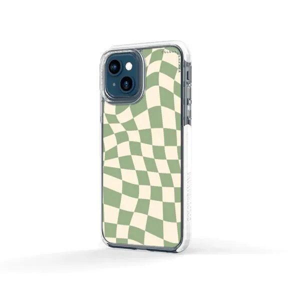 iPhone Case - Swirled Checkered