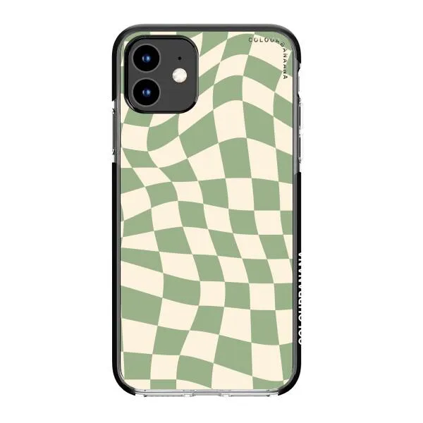 iPhone Case - Swirled Checkered