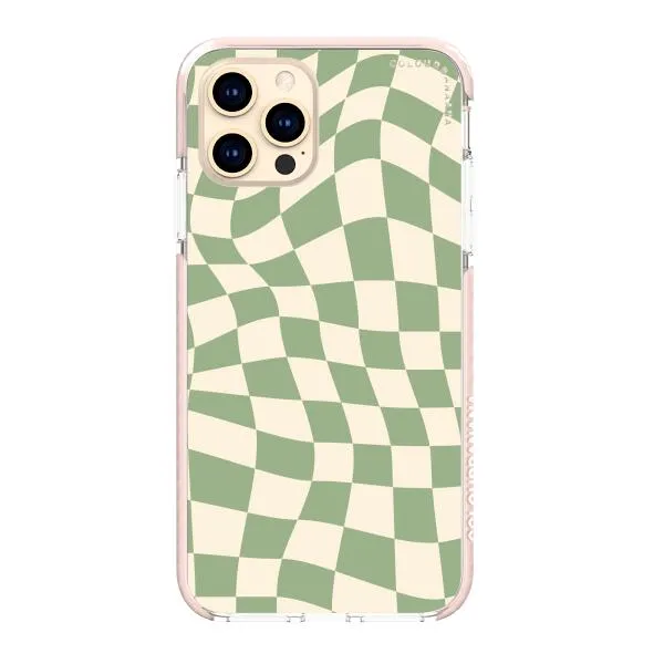 iPhone Case - Swirled Checkered