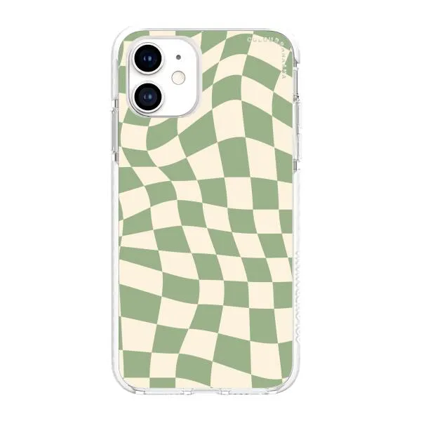 iPhone Case - Swirled Checkered