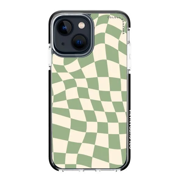 iPhone Case - Swirled Checkered